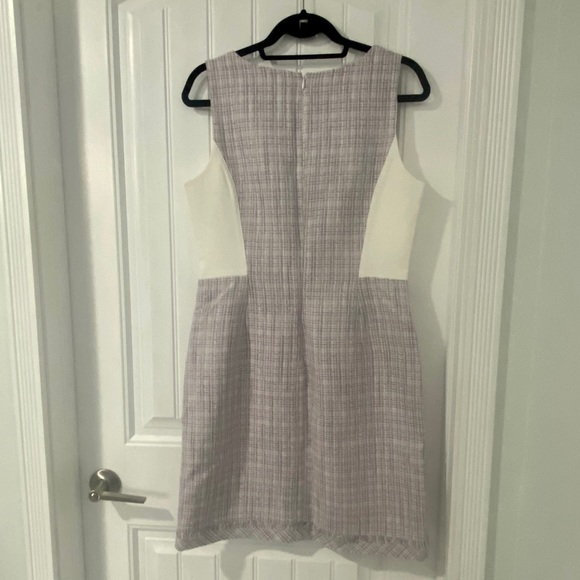 Tweed Side-Panel Sleeveless A-Line Dress, 10 - Picture 6 of 16